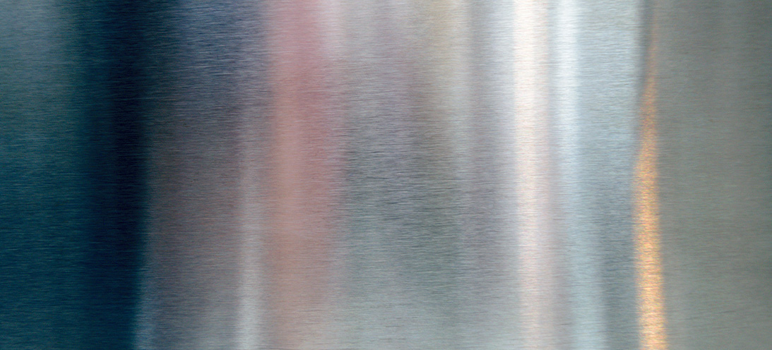 Image of metal surface to represent a smooth finish.